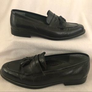 Vintage Angelo Cellini Tasseled Leather Dress Loafers